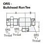 ORS-Bulkhead Run Tee